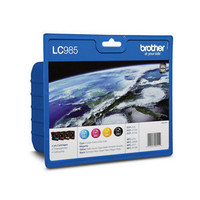 Produktbild för Brother LC985VALBP - 4-pack - svart, gul, cyan, magenta - original - bläckpatron