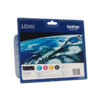 Produktbild för Brother LC985VALBP - 4-pack - svart, gul, cyan, magenta - original - bläckpatron