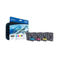 Produktbild för Brother LC985VALBP - 4-pack - svart, gul, cyan, magenta - original - bläckpatron