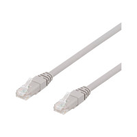 Produktbild för DELTACO TP-63AU - patch-kabel - 3 m - grå