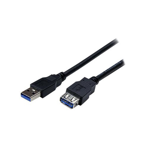 StarTech.com StarTech.com 2 m svart SuperSpeed USB 3.0-förlängningskabel A till A - M/F - USB-förlängningskabel - USB typ A till USB typ A - 2 m