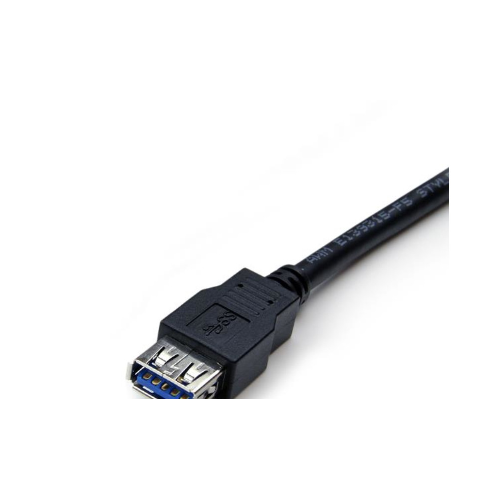 Produktbild för StarTech.com 2 m svart SuperSpeed USB 3.0-förlängningskabel A till A - M/F - USB-förlängningskabel - USB typ A till USB typ A - 2 m