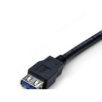 Produktbild för StarTech.com 2 m svart SuperSpeed USB 3.0-förlängningskabel A till A - M/F - USB-förlängningskabel - USB typ A till USB typ A - 2 m