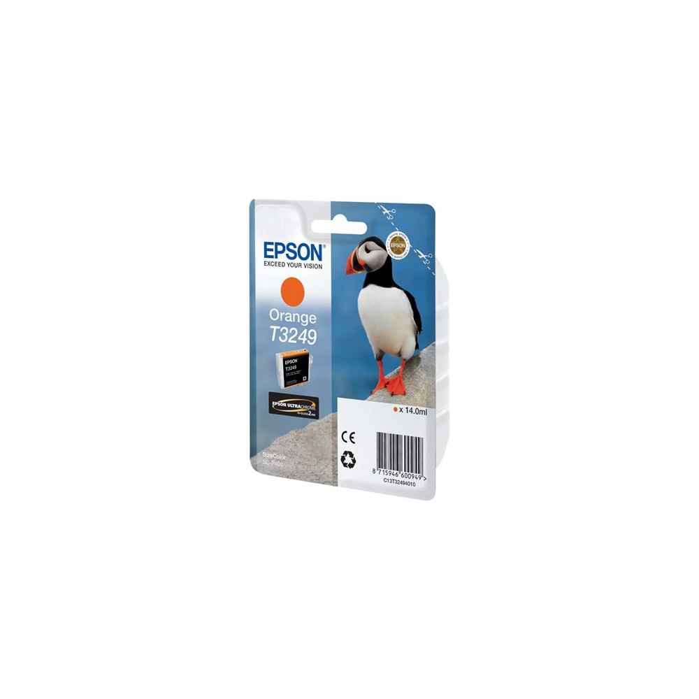 Produktbild för Epson T3249 - orange - original - bläckpatron