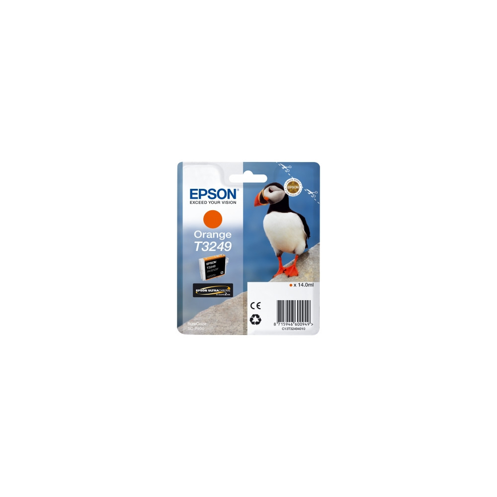 Produktbild för Epson T3249 - orange - original - bläckpatron