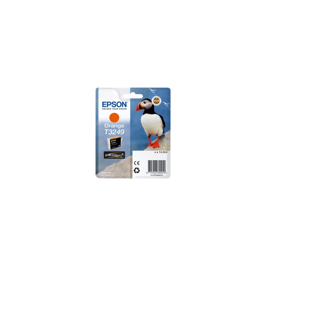 Produktbild för Epson T3249 - orange - original - bläckpatron