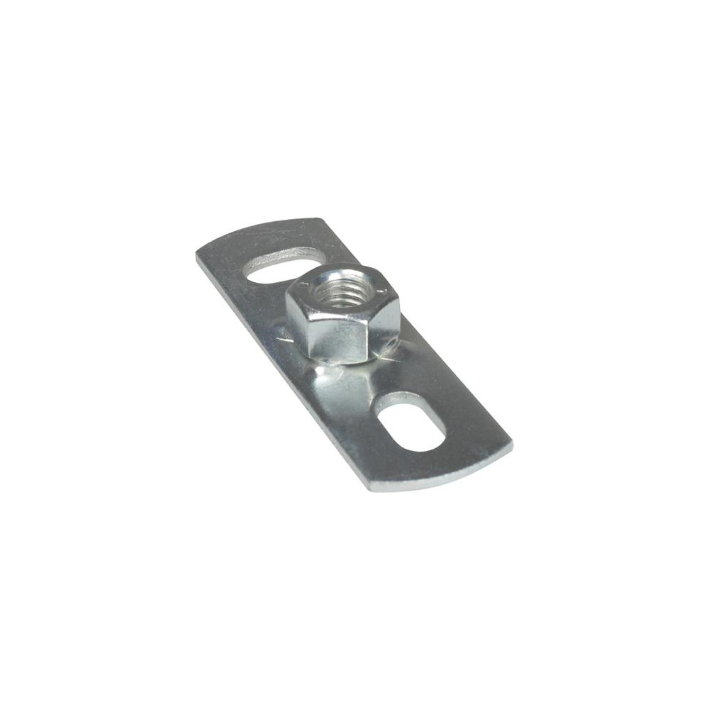 Produktbild för WALRAVEN grundfläns med svetsad M8-mutter, 80x25 mm, materia...