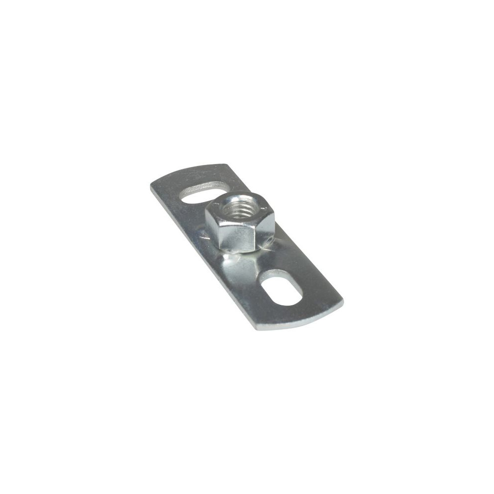 Produktbild för WALRAVEN grundfläns med svetsad M8-mutter, 80x25 mm, materia...