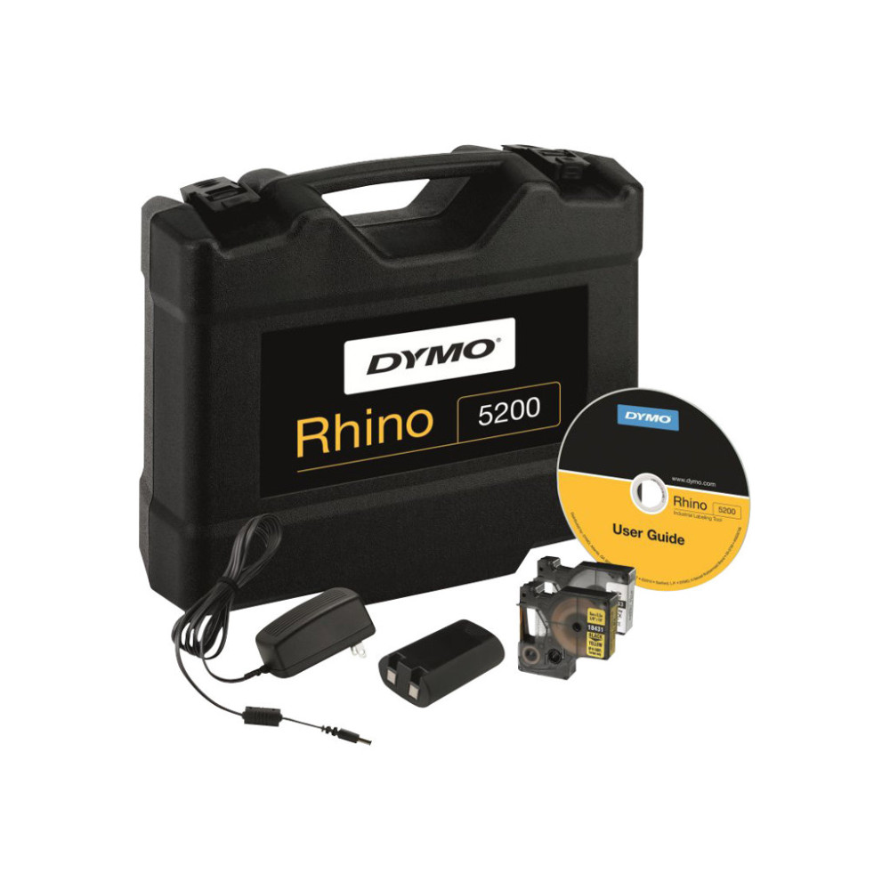 Produktbild för DYMO Rhino 5200 - Hard Case Kit - etikettskrivare - svartvit