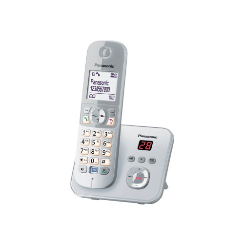 Panasonic Panasonic KX-TG6821 - trådlös telefon - svarssysten med nummerpresentation