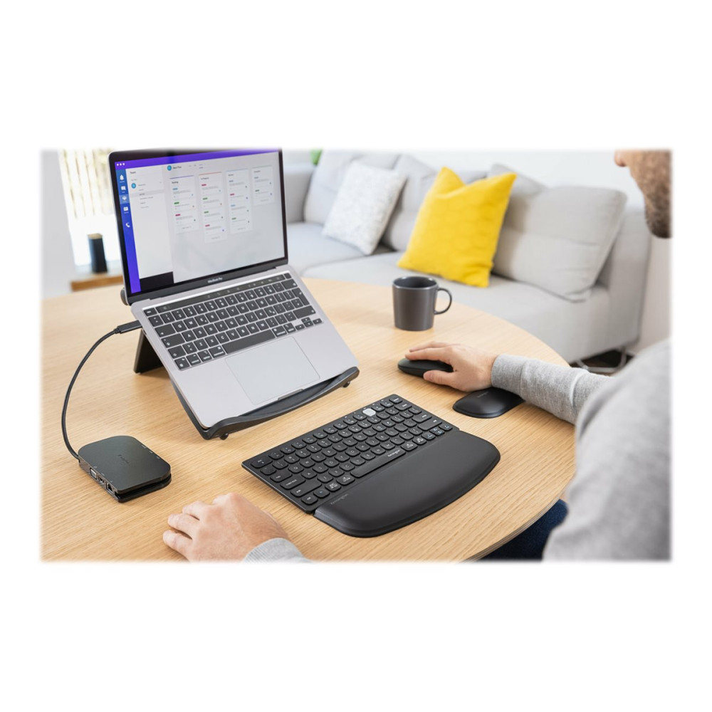 Produktbild för Kensington ErgoSoft Wrist Rest for Compact Keyboards - handledsstöd till tangentbord