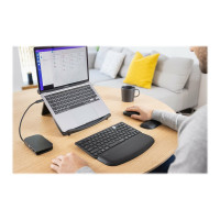 Produktbild för Kensington ErgoSoft Wrist Rest for Compact Keyboards - handledsstöd till tangentbord