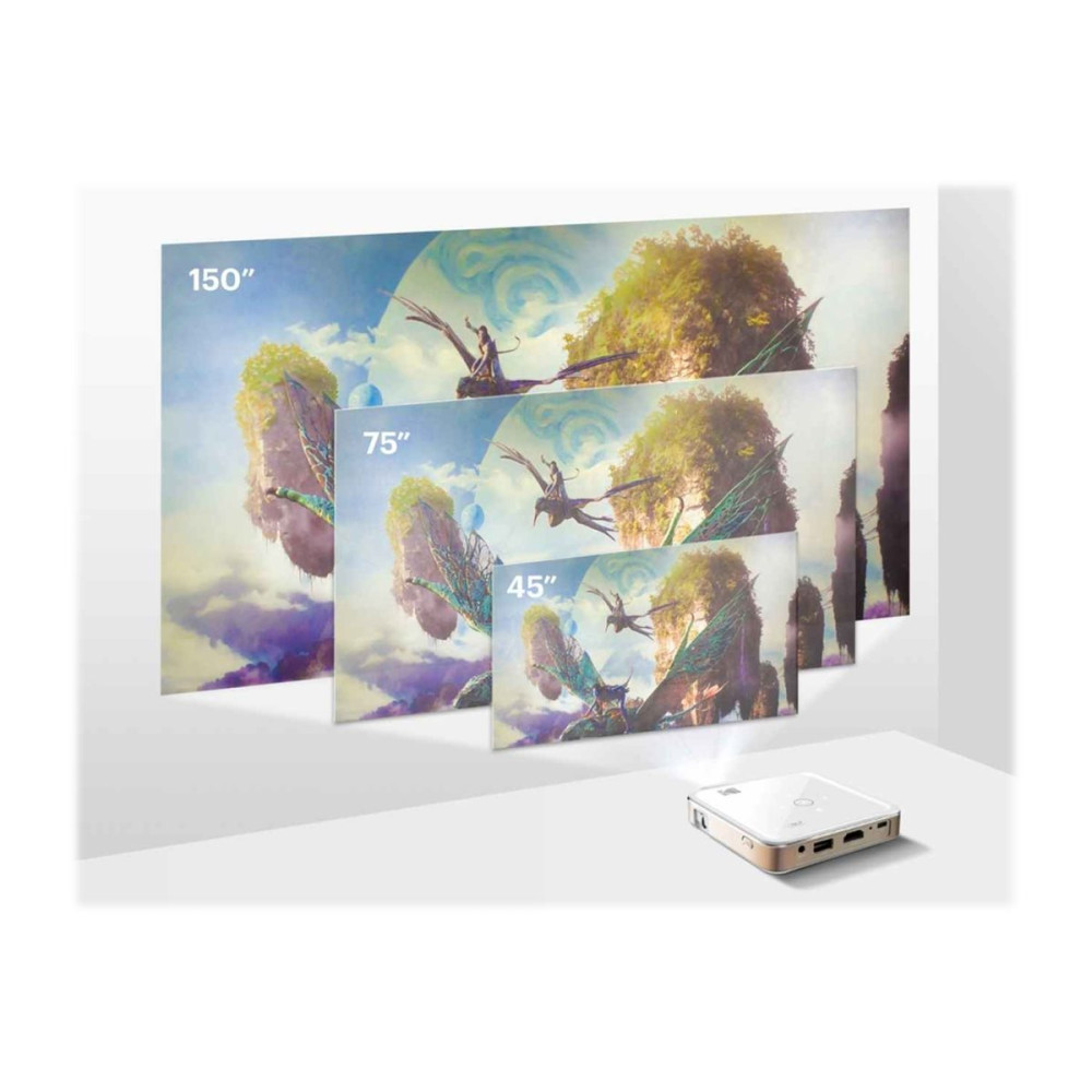 Produktbild för Kodak LUMA 150 - DLP-projektor - Wi-Fi - vit