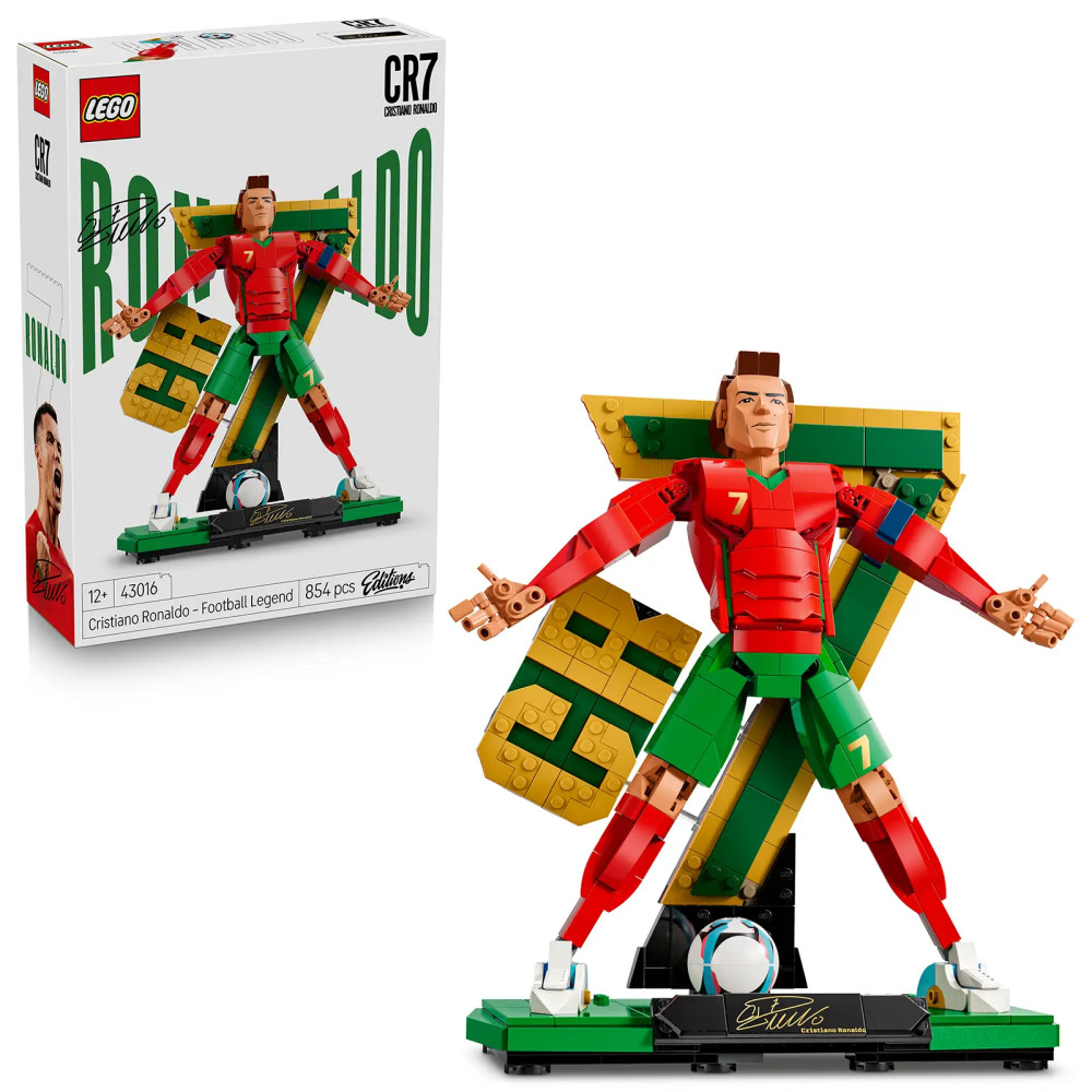 Produktbild för LEGO® Editions 43016 Cristiano Ronaldo – Fotbalová legenda