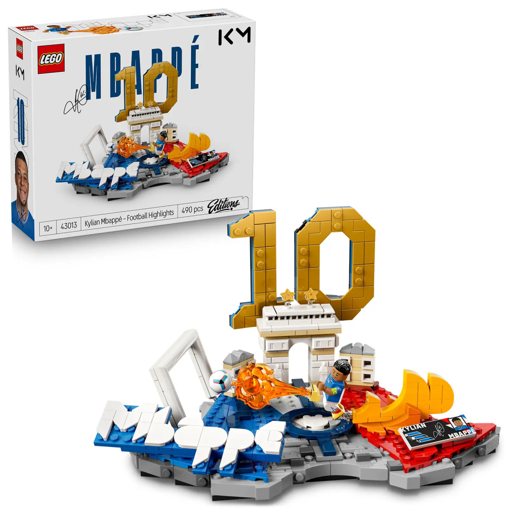 Produktbild för LEGO® Editions 43013 Kylian Mbappé – Hvězdné momenty fotbalu