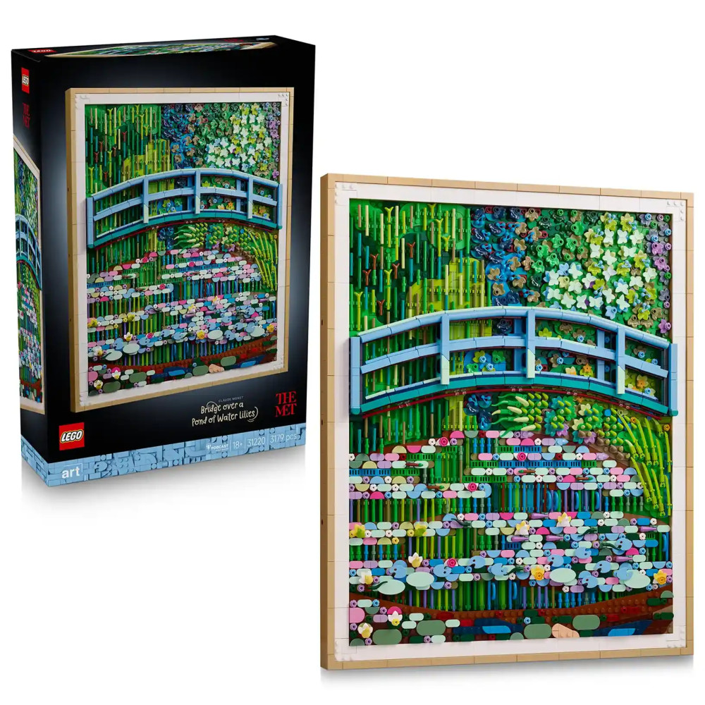 Produktbild för LEGO® Art 31220 Claude Monet – Most nad jezírkem s lekníny