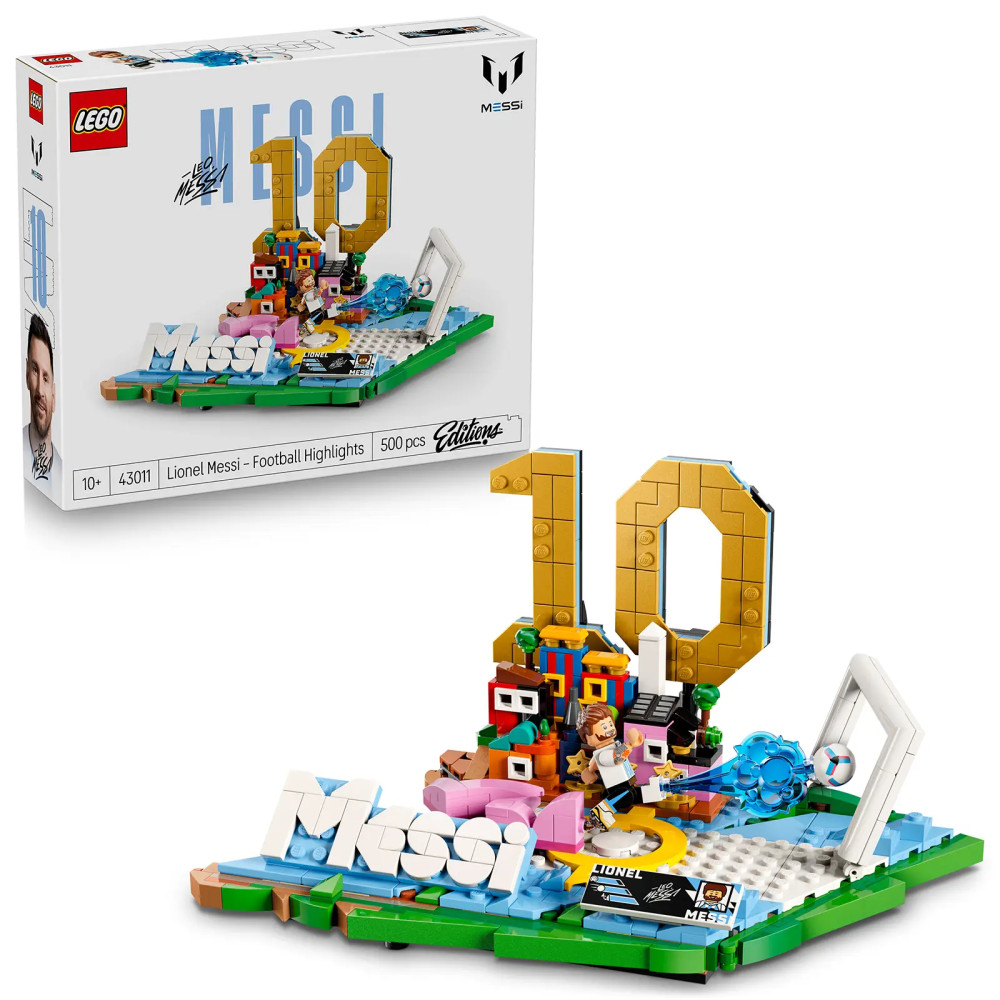 Produktbild för LEGO® Editions 43011 Lionel Messi – Hvězdné momenty fotbalu