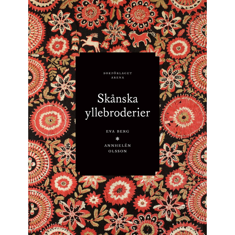 Produktbild för Skånska yllebroderier (inbunden)