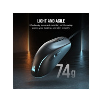Produktbild för CORSAIR M75 - mus - låg vikt, RGB - USB