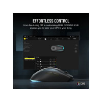 Produktbild för CORSAIR M75 - mus - låg vikt, RGB - USB