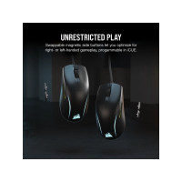 Produktbild för CORSAIR M75 - mus - låg vikt, RGB - USB
