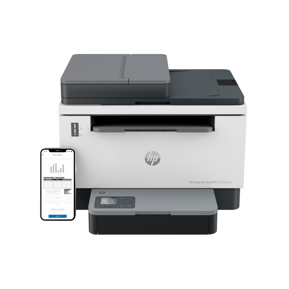 Produktbild för HP LaserJet Tank MFP 2604sdw - multifunktionsskrivare - svartvit