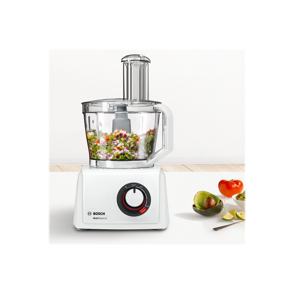 Produktbild för Bosch MultiTalent 8 MC812W501 - matberedare - 1000 W - vit