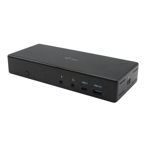 i-tec i-Tec USB-C Quattro Display Docking Station with Power Delivery - dockningsstation - USB-C / Thunderbolt 3 - 2 x HDMI, 2 x DP - 1GbE