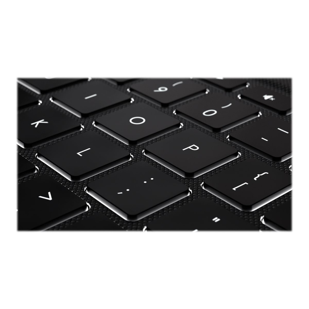Produktbild för Logitech Folio Touch - tangentbord och foliefodral - med pekdyna - QWERTZ - tysk - oxford-grå Inmatningsenhet