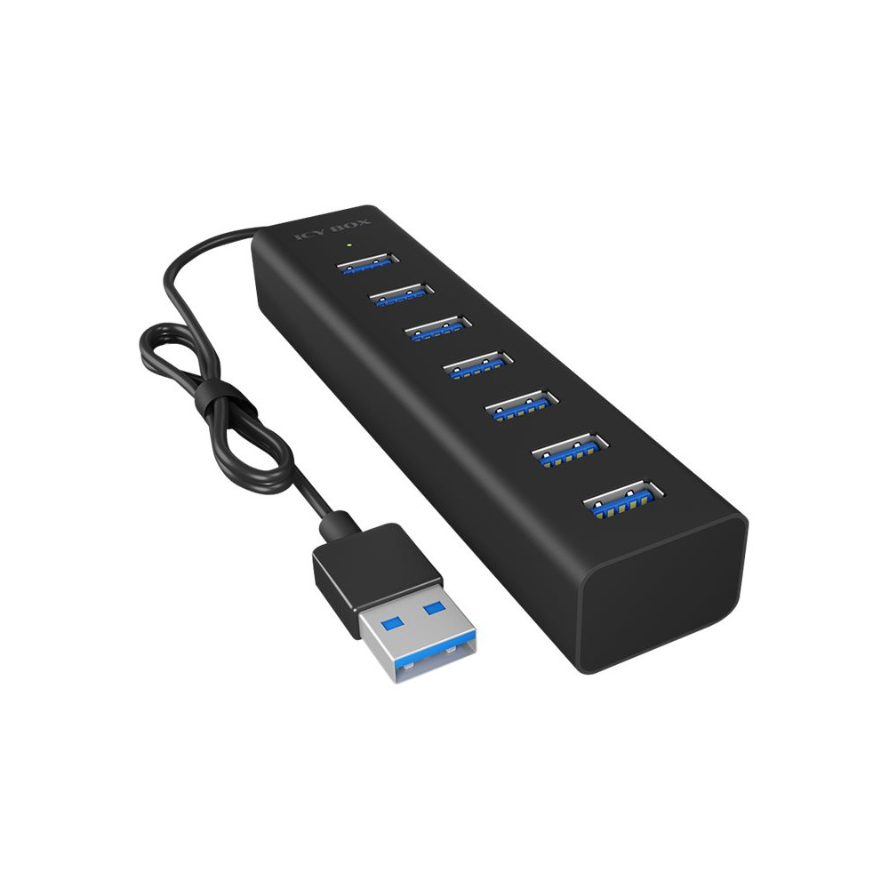Produktbild för ICY BOX IB-HUB1700-U3 - hubb - 7 portar