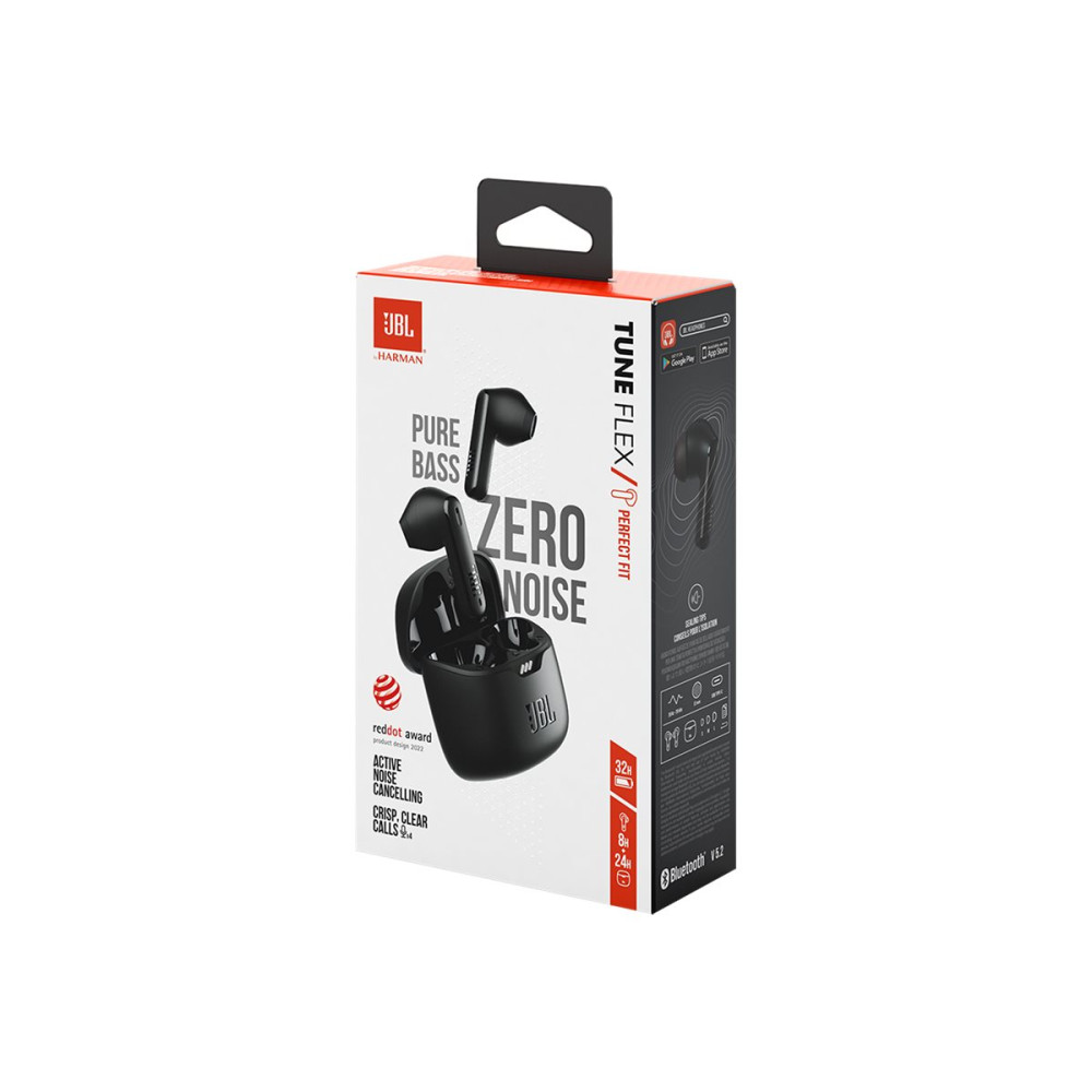 Produktbild för JBL TUNE Flex - Ghost Edition - True wireless-hörlurar med mikrofon