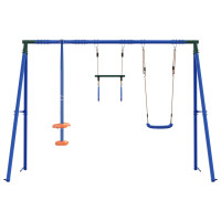 Produktbild för Utegunga set Flerfärgsdesign 263 x 185 x 185 cm Stål och PE
