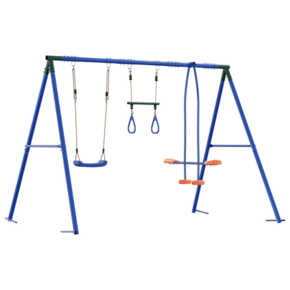 Produktbild för Utegunga set Flerfärgsdesign 263 x 185 x 185 cm Stål och PE