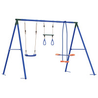 Produktbild för Utegunga set Flerfärgsdesign 263 x 185 x 185 cm Stål och PE