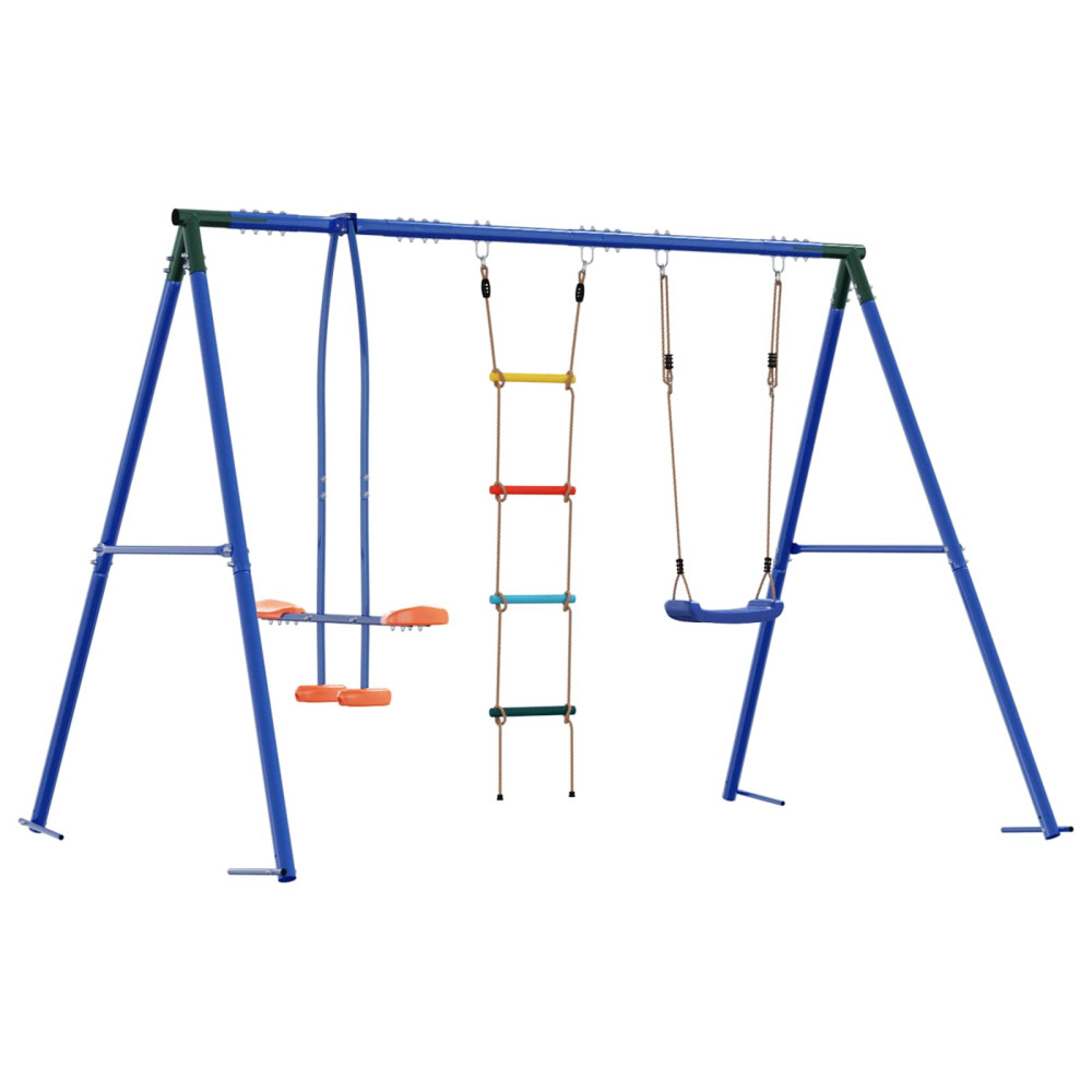 Produktbild för Utegunga set Flerfärgsdesign 263 x 185 x 185 cm Stål och PE