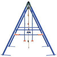 Produktbild för Utegunga set Flerfärgsdesign 263 x 185 x 185 cm Stål och PE