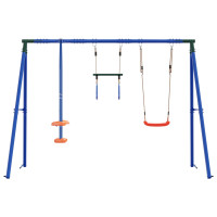 Produktbild för Utegunga set Flerfärgsdesign 263 x 185 x 185 cm Stål och PE