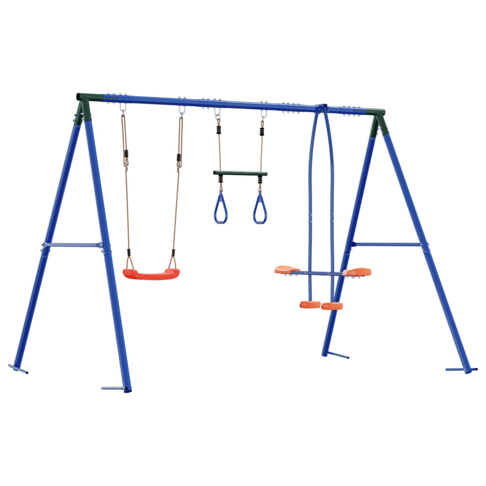 Produktbild för Utegunga set Flerfärgsdesign 263 x 185 x 185 cm Stål och PE