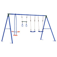 Produktbild för Utegunga set Flerfärgsdesign 330 x 185 x 185 cm Stål och PE
