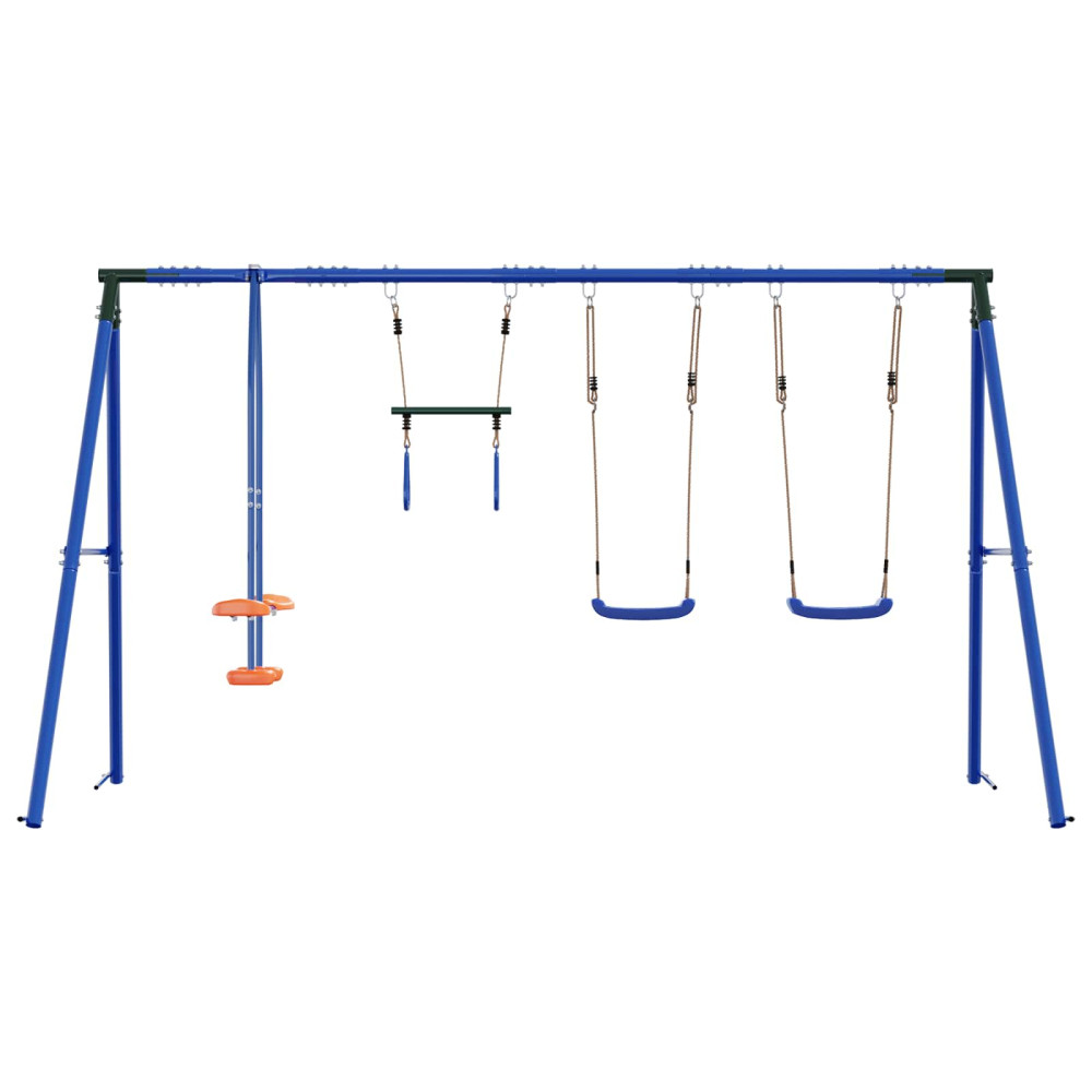 Produktbild för Utegunga set Flerfärgsdesign 330 x 185 x 185 cm Stål och PE