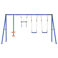 Produktbild för Utegunga set Flerfärgsdesign 330 x 185 x 185 cm Stål och PE