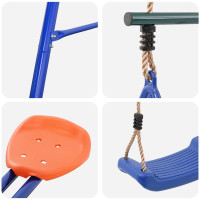 Produktbild för Utegunga set Flerfärgsdesign 330 x 185 x 185 cm Stål och PE