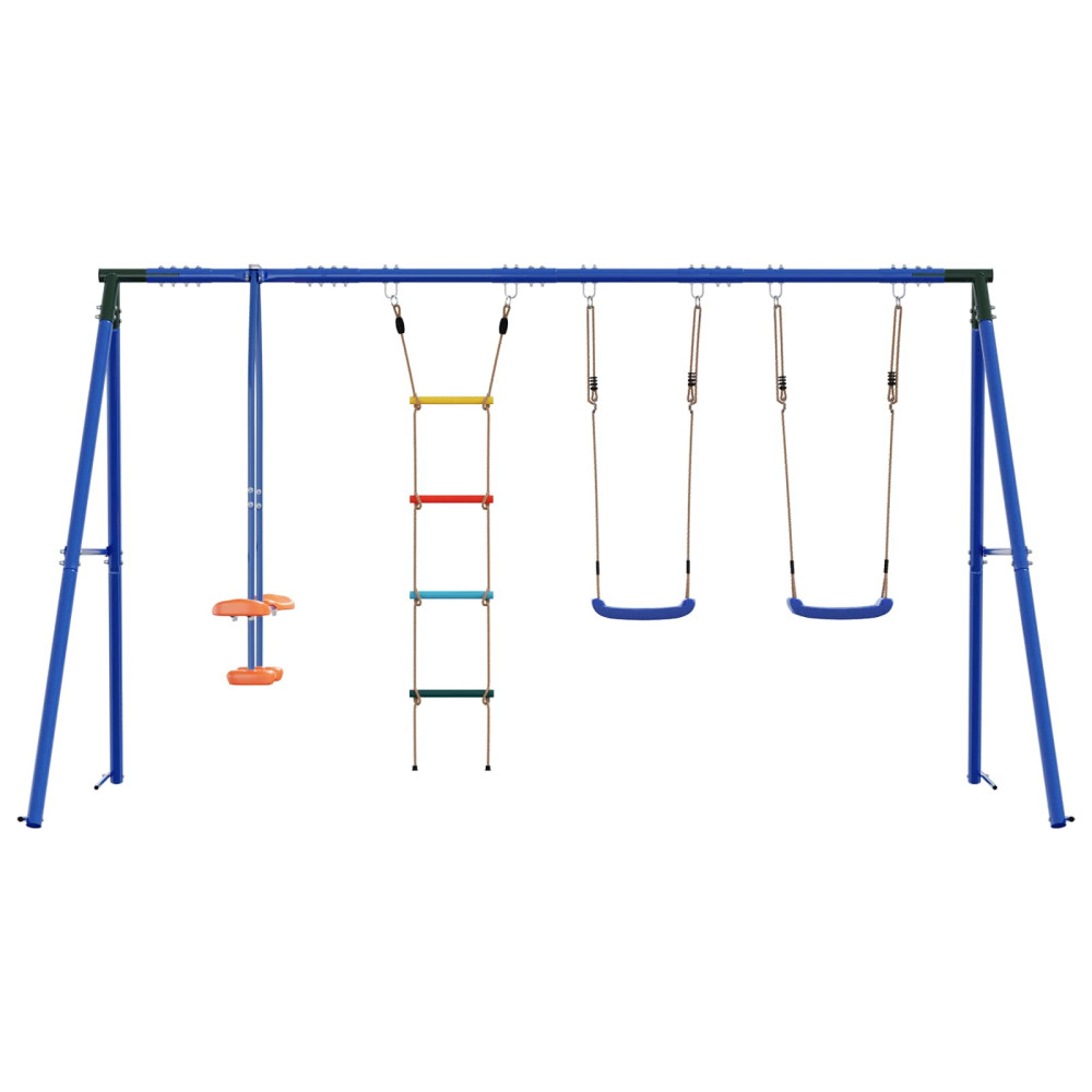 Produktbild för Utegunga set Flerfärgsdesign 330 x 185 x 185 cm Stål och PE
