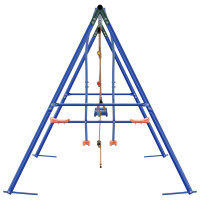 Produktbild för Utegunga set Flerfärgsdesign 330 x 185 x 185 cm Stål och PE