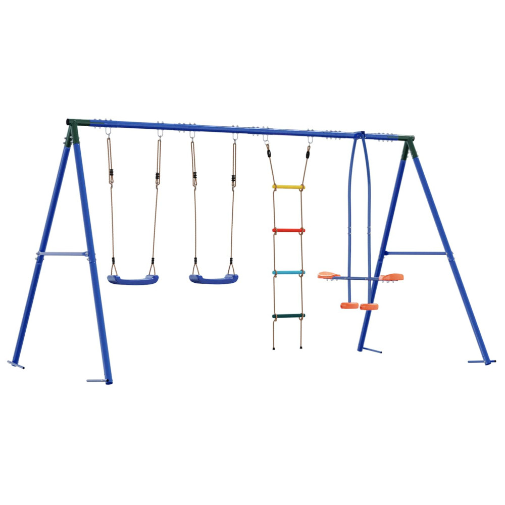 Produktbild för Utegunga set Flerfärgsdesign 330 x 185 x 185 cm Stål och PE
