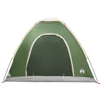 Produktbild för Campingtält med tak med luftventil Grön 190 x 140 x 105 cm