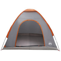 Produktbild för Campingtält med tak Grå och orange 190 x 140 x 105 cm