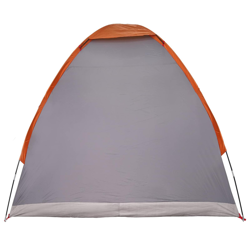 Produktbild för Campingtält med tak Grå och orange 190 x 140 x 105 cm