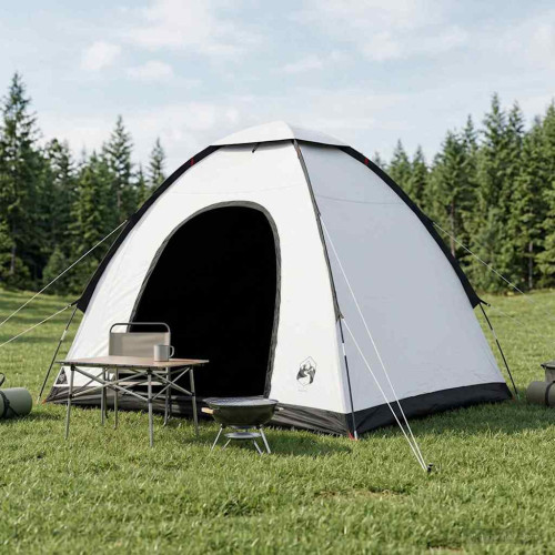 vidaXL Campingtält med tak 185T Polyester med PU-beläggning