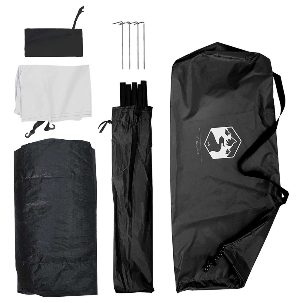 Produktbild för Campingtält med tak 185T Polyester med PU-beläggning